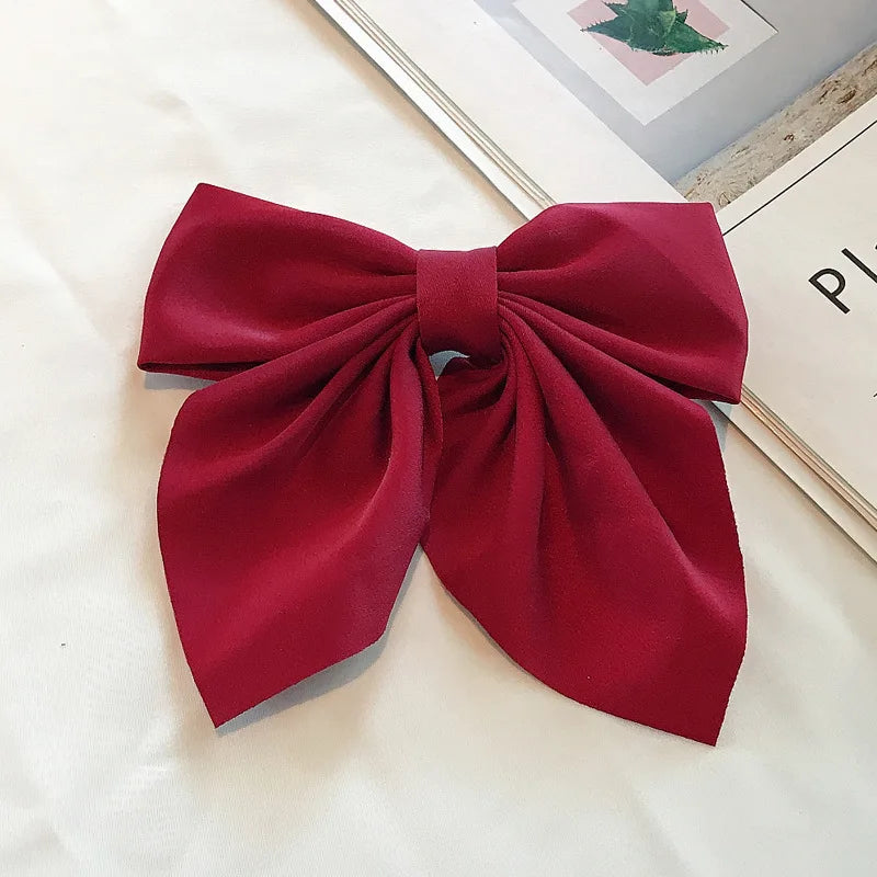 Satin Bowknot Hair Clips Set™