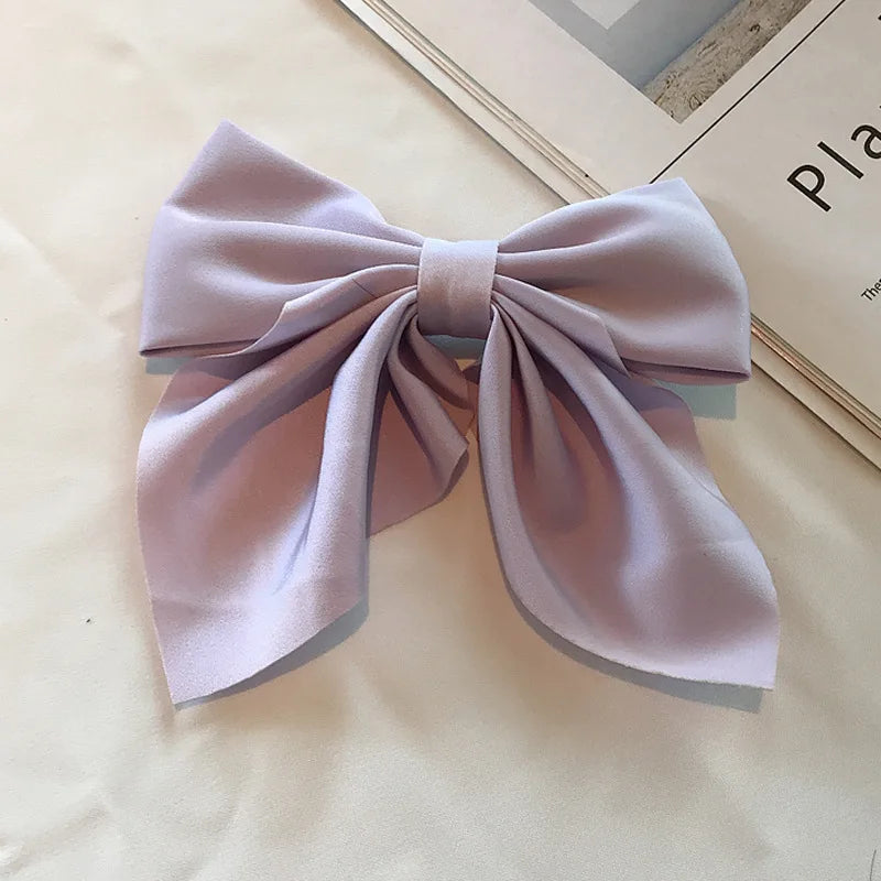 Satin Bowknot Hair Clips Set™