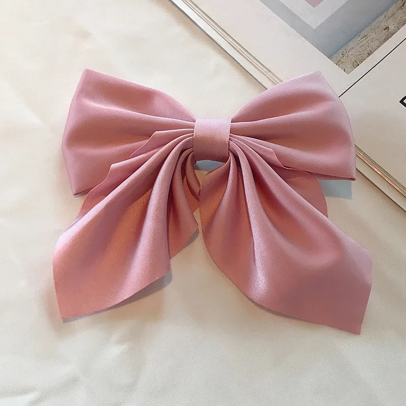 Satin Bowknot Hair Clips Set™