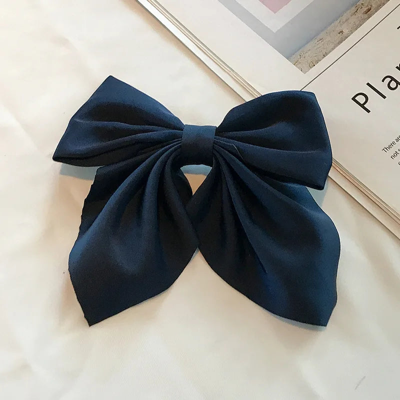 Satin Bowknot Hair Clips Set™