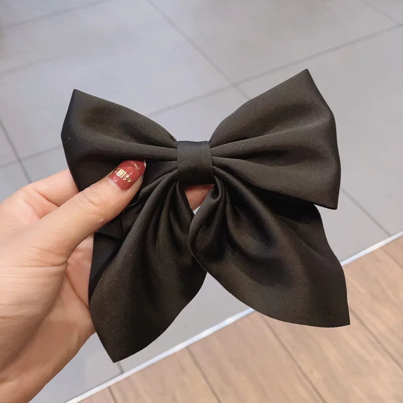 Satin Bowknot Hair Clips Set™