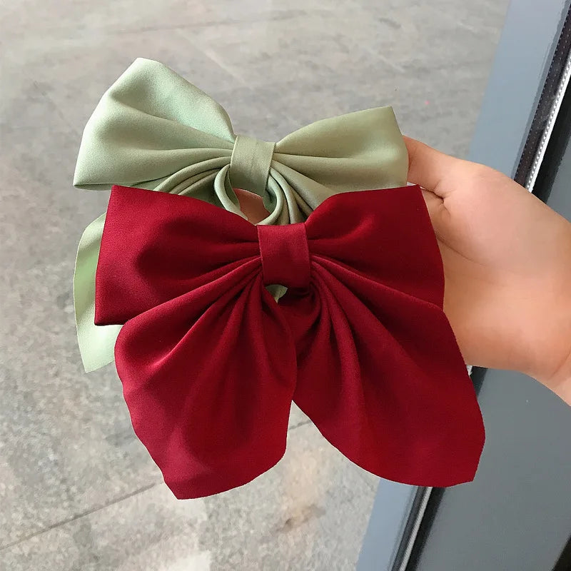 Satin Bowknot Hair Clips Set™