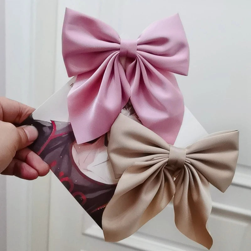 Satin Bowknot Hair Clips Set™