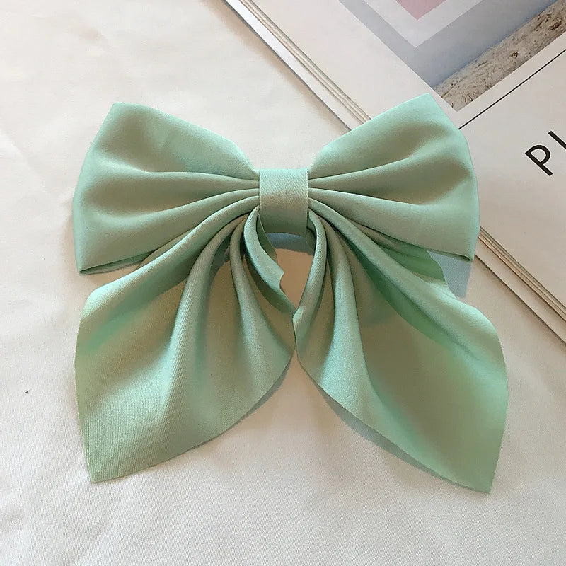 Satin Bowknot Hair Clips Set™