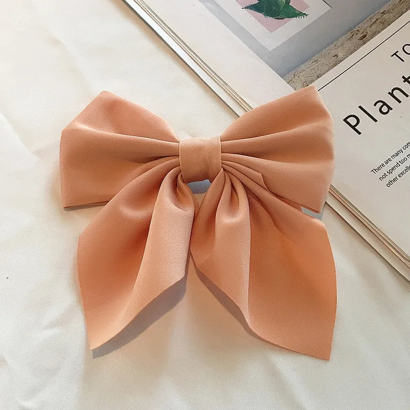 Satin Bowknot Hair Clips Set™