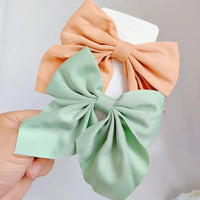 Satin Bowknot Hair Clips Set™